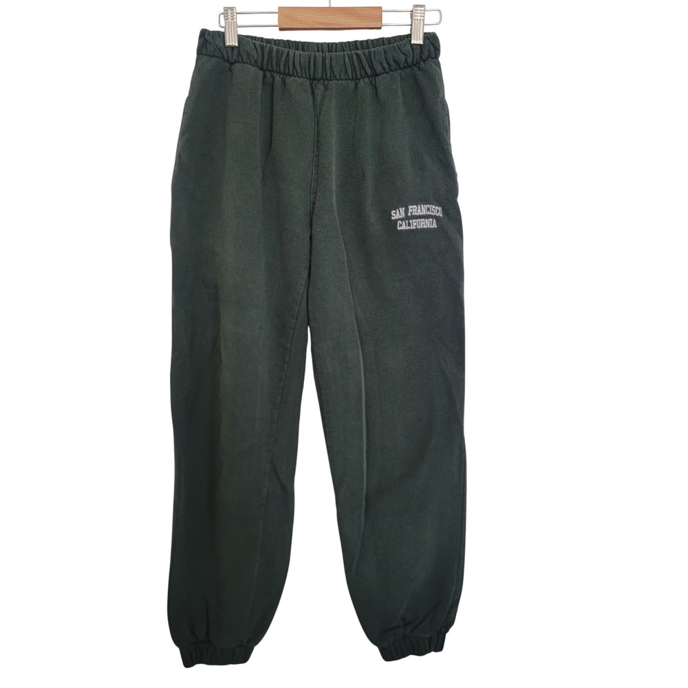 Brandy Melville Hunter Green Jogger Pant Baggy Loose‎ Fit  Lounge Cozy Pull On